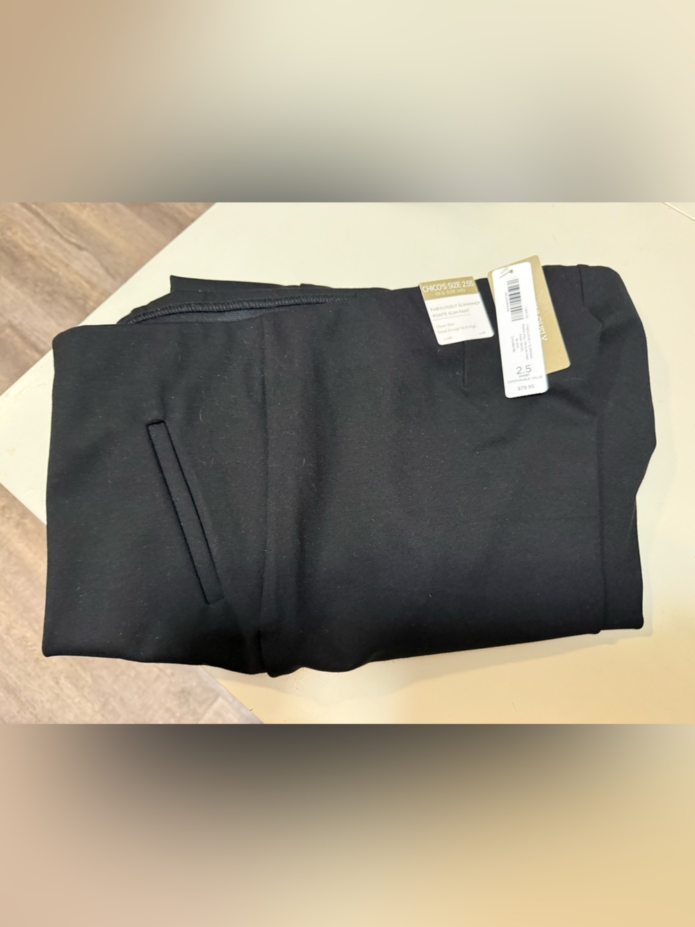 Chicos Black Dress Pants with Tag